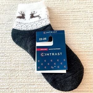 Winter Christmas Holiday Socks w/ Deer!